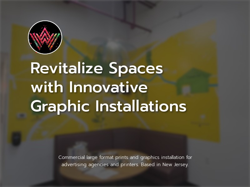 Revitalize Office Spaces with Innovative Graphic Installations Image