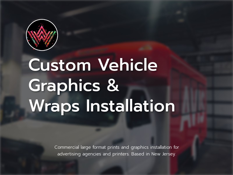 Custom Vehicle Graphics & Wraps Installation Image